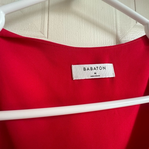 Babaton red wrap top - Picture 2 of 3